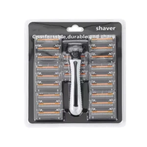 3-Layer Reusable Razor with Imported Blades – Men & Women Triple Blade Shaver